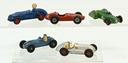 Set of 5 racing cars in 1/43 scale, as is:
...