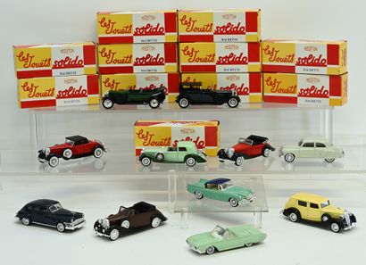 SOLIDO, reissue, 11 vehicles, 1/43 condition...
