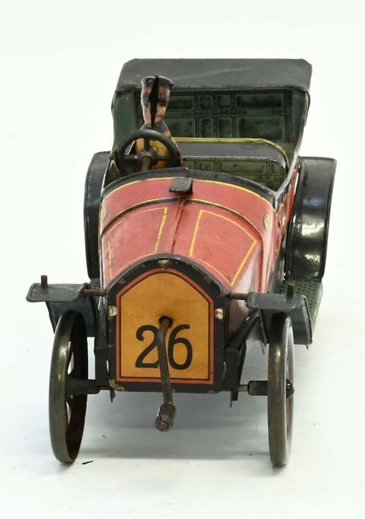 Hessmobil circa 1910, (21x8x10cm) with inertia...