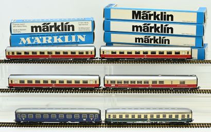 MÄRKLIN, Ho, 6 DB all-metal passenger cars,...