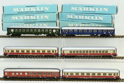 MÄRKLIN, Ho, 6 DB all-metal passenger cars,...