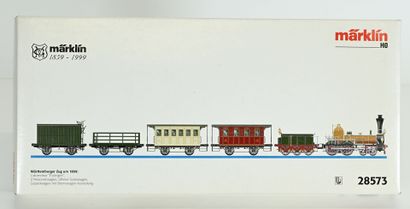 MÄRKLIN, Ho réf 28573, Würtembergeois train,...
