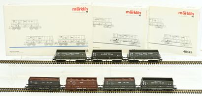 MÄRKLIN, Ho, réf 48773/449, 7 ore wagons,...