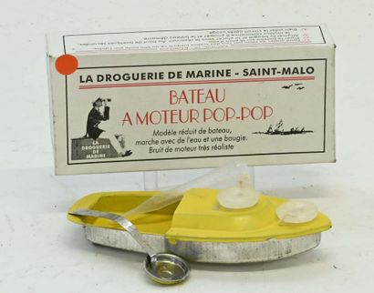 Small pop-pop rowboat in box, made in India...