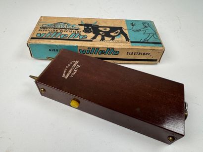 VILETTE. mahogany electric cow prod, presented...