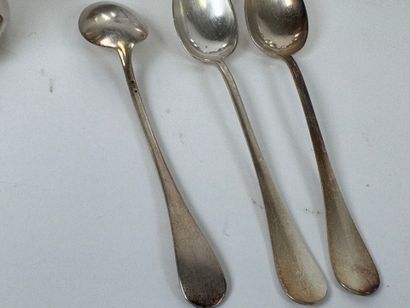 Silver-plated lot comprising two pourers...