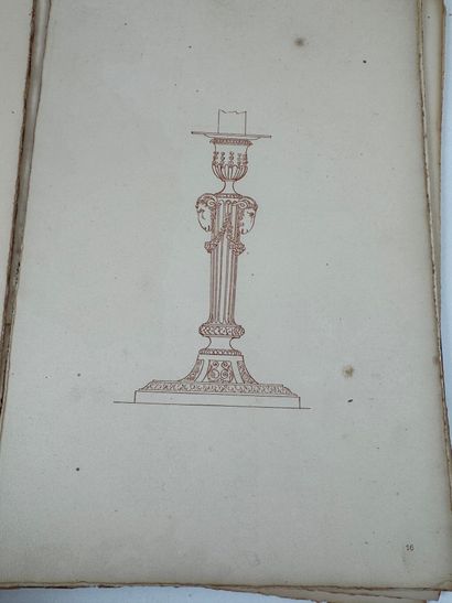 Ancienne Orfèvrerie Louis XVI. Recueil de...