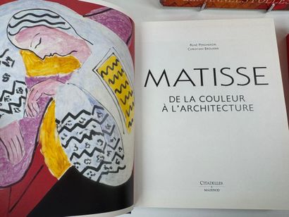 Lot of books: - MATISSE - De la couleur à...