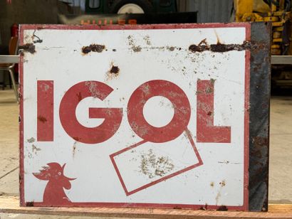 IGOL. 61 x 45 cm. rectangular, polychrome...