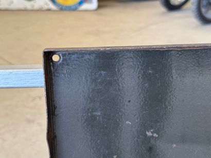 HUILES RENAULT, rectangular advertising plate...