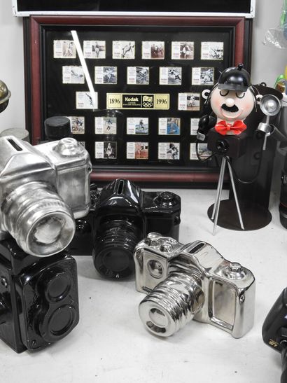 Photography-themed decorations and goodies...