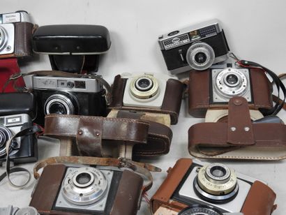 Set of a dozen DACORA cameras of various...