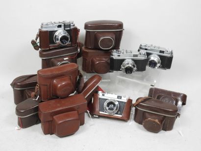 Set of seven FOCA SPORT cameras with various...