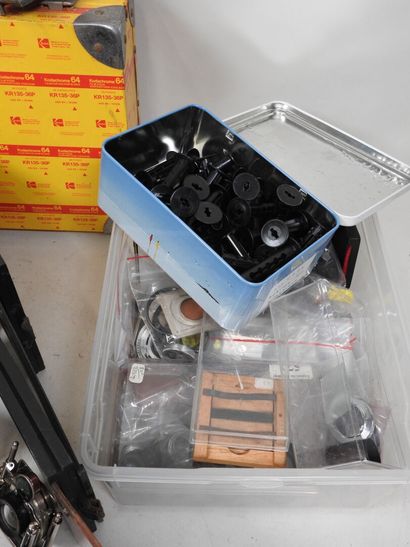 mportant set of goodies, spare parts, blank...