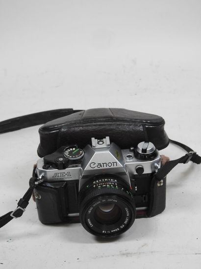 Set of six CANON cameras : 
- one CANON AE-1...