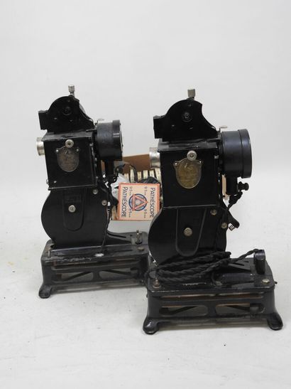 Two PATHE BABY projectors, including one...