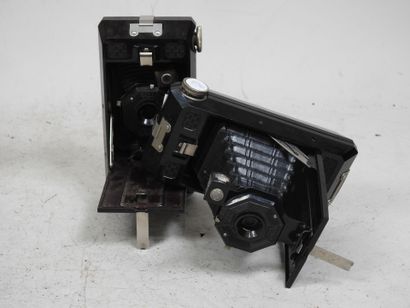 Set of six bellows cameras, including several...