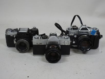 Set of six miscellaneous cameras: 
- PRAKTICA...
