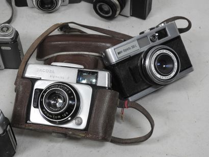 Set of ten DACORA cameras of various models...