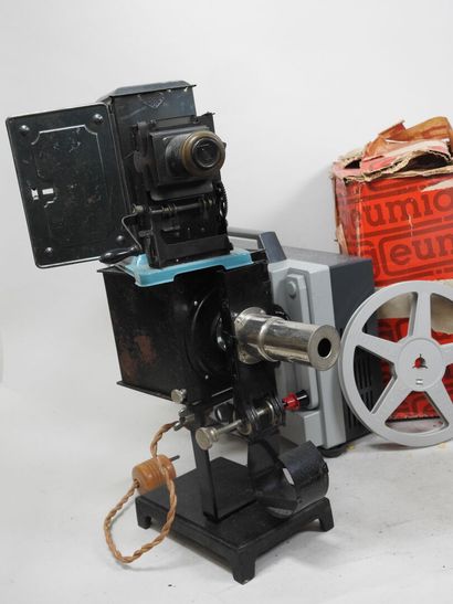 Set of five magic lanterns and projections...