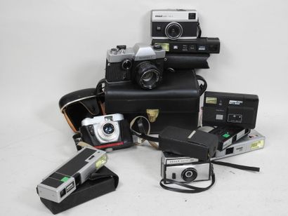 Set of twenty or so REVUE cameras, including...