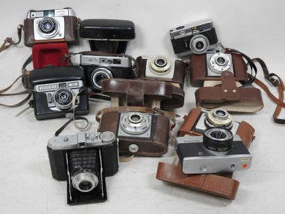 Set of a dozen DACORA cameras of various...