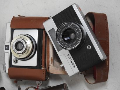 Set of a dozen DACORA cameras of various...