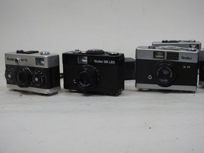 Set of six ROLLEI cameras including:
- ROLLEI...