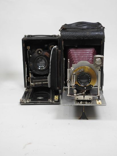 Set of five small 9 x 12 photographic chambers...