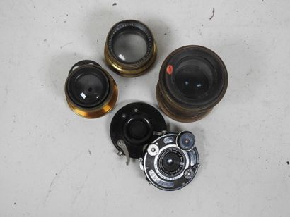 Lenses for view cameras, mainly in brass,...