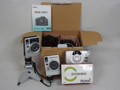 Set of four CANON cameras: 
- one CANON DIAL...