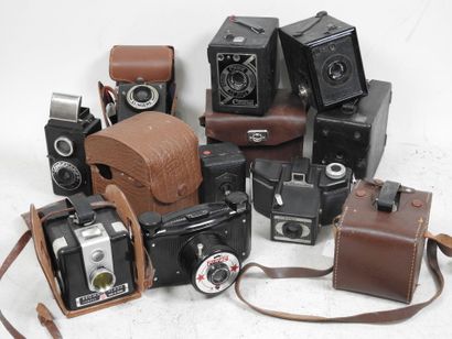 Set of various cameras, including 