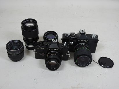 Set of six miscellaneous cameras: 
- PRAKTICA...