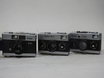 Set of six ROLLEI cameras including:
- ROLLEI...