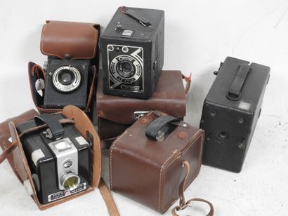 Set of various cameras, including 