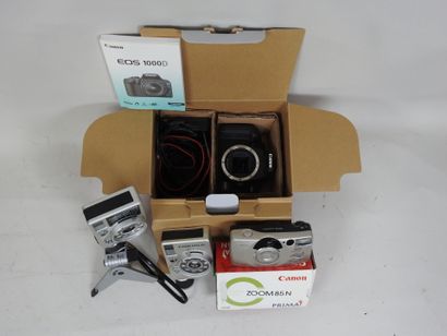 Set of four CANON cameras: 
- one CANON DIAL...