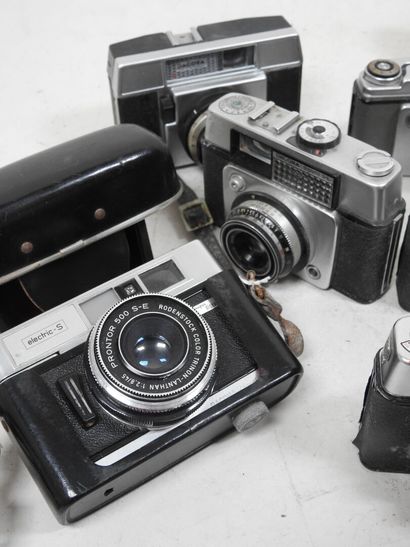 Set of ten DACORA cameras of various models...