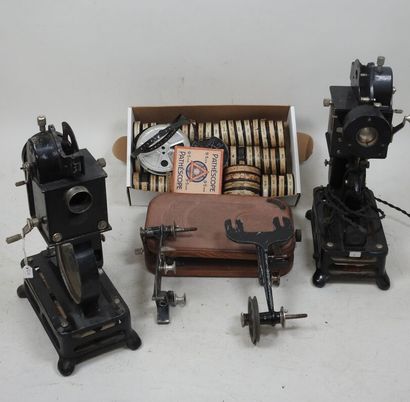 Two PATHE BABY projectors, including one...