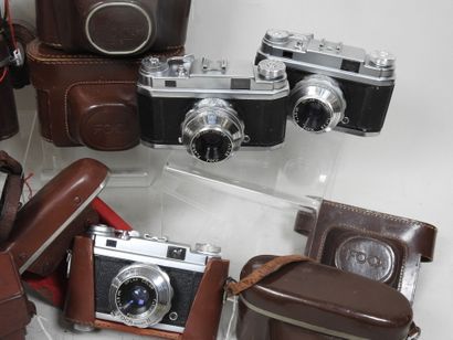 Set of seven FOCA SPORT cameras with various...