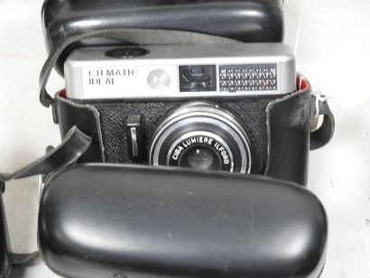 Set of a dozen cameras, including ALPHA and...