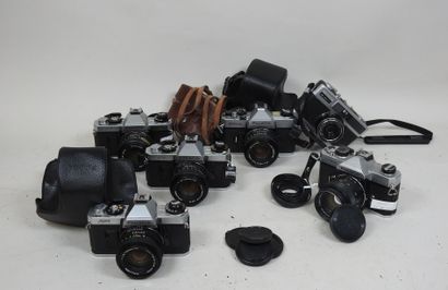 Set of six FUJICA cameras: 
- three FUJICA...