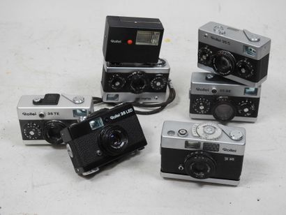Set of six ROLLEI cameras including:
- ROLLEI...