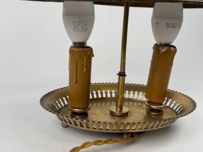 Petite lampe de bureau dite Bouillotte en...