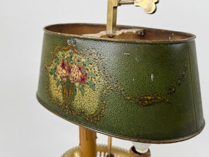 Petite lampe de bureau dite Bouillotte en...