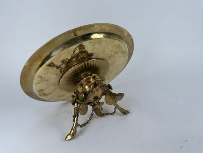 Surtout de table ou coupe tripode sur pied...