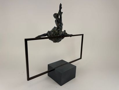 École du XXe.
La danseuse.
Sujet en résine...