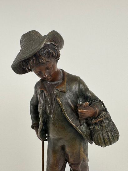 Auguste MOREAU (1834-1917), after.
The fisherman.
Regula...