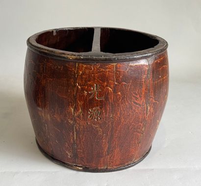 SOUTH ASIA, early 20th century. 
Rice bucket...