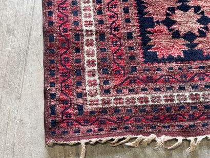 IRAN. 
Hand-knotted polychrome wool carpet...