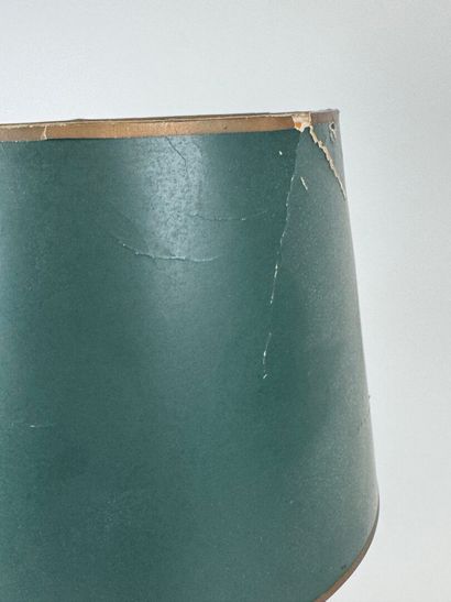 Desk lamp in gilded patina regula featuring...
